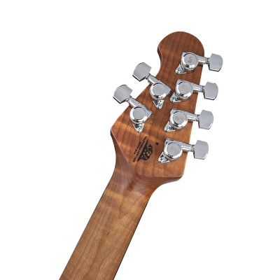 MUSICMAN Cutlass SSS Trem Coral Red Figured Fırınlanmış Akçaağaç Sap Gülağacı Klavye Parchment PG Elektro Gitar